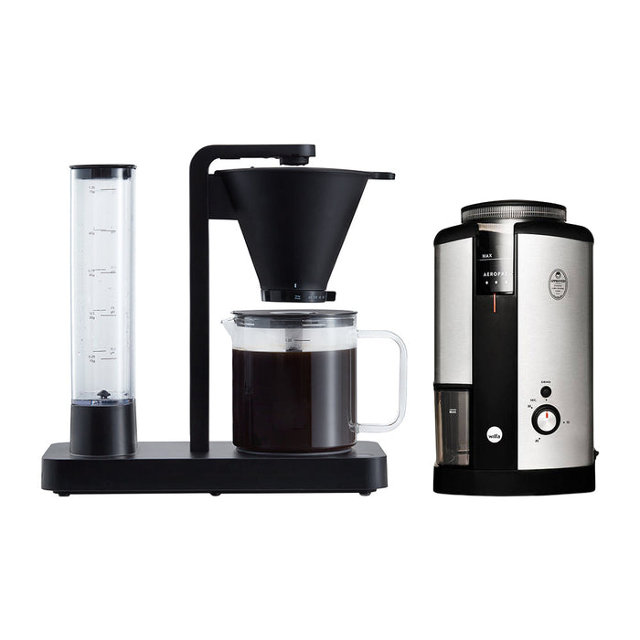 Wilfa Svart Performance Coffee Maker + Wilfa Svart Coffee Grinder Bundle (Silver)